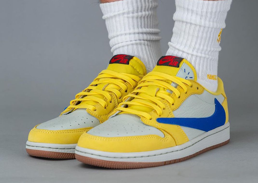 The Travis Scott x Air Jordan 1 Retro Low OG Canary Releases