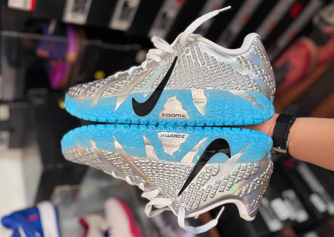 The Third Jurassic Park x Nike Ja 3 Colorway is Caged in Shiny Silver