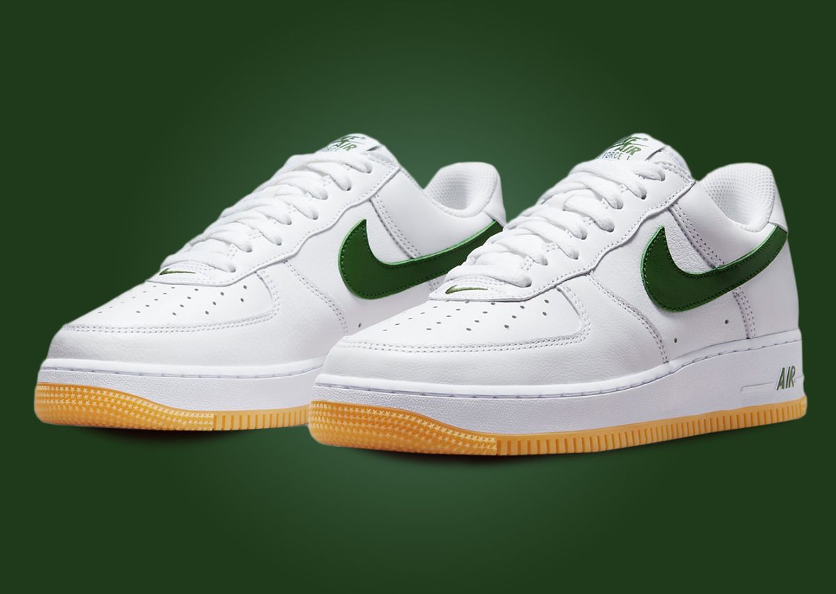 Nike air force ones gum sole Clearance