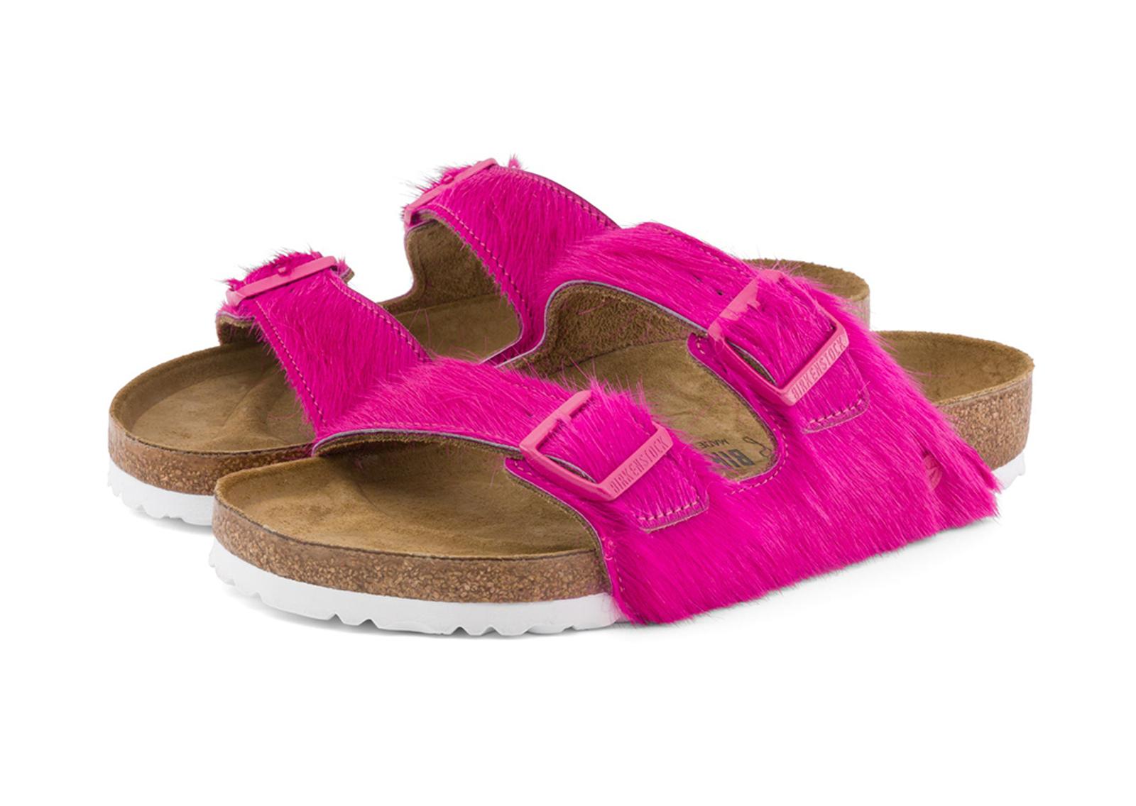 Concepts x Birkenstock Arizona Sandal Hyper Pink Angle