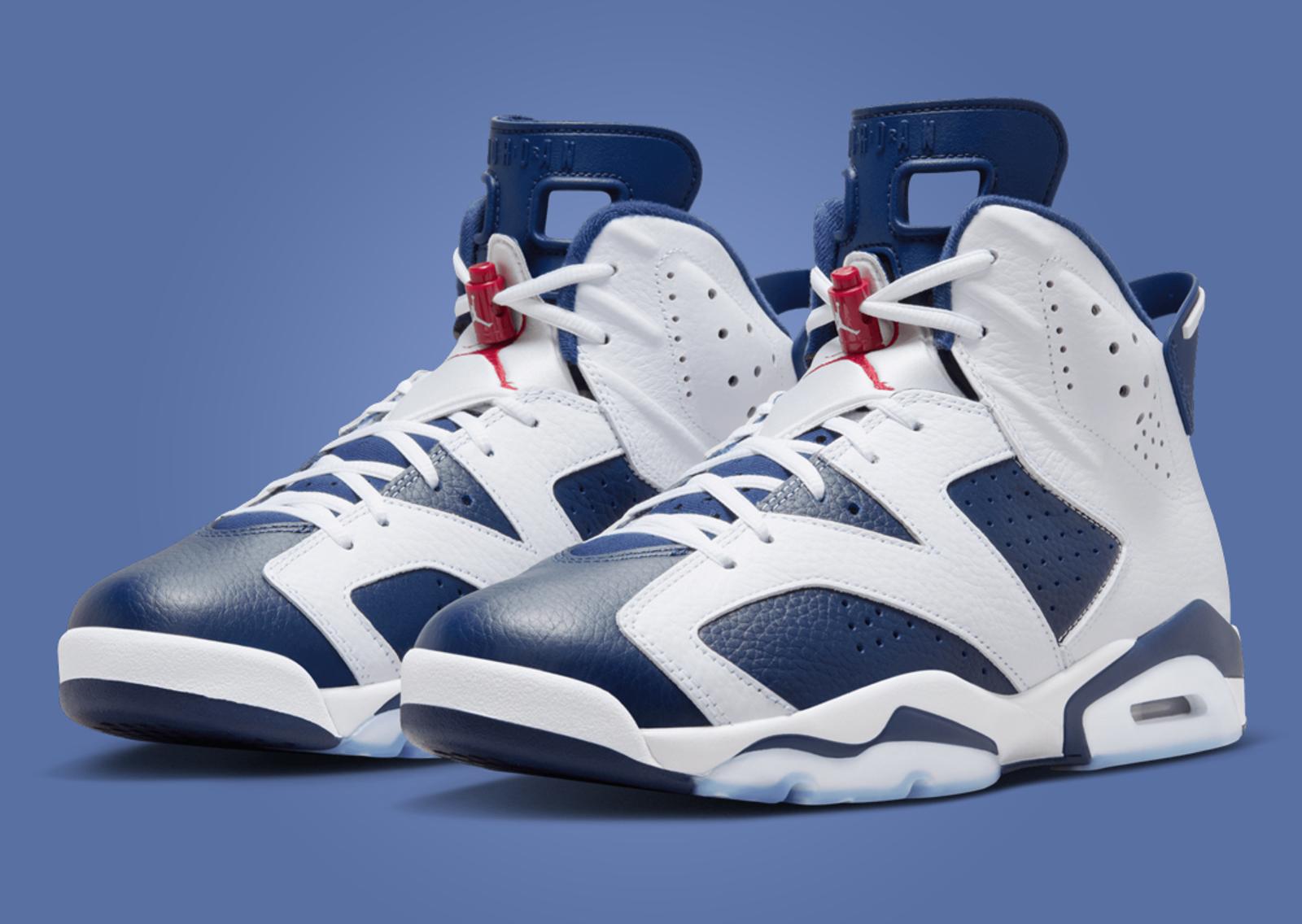 Air Jordan 6 Retro Olympic Angle