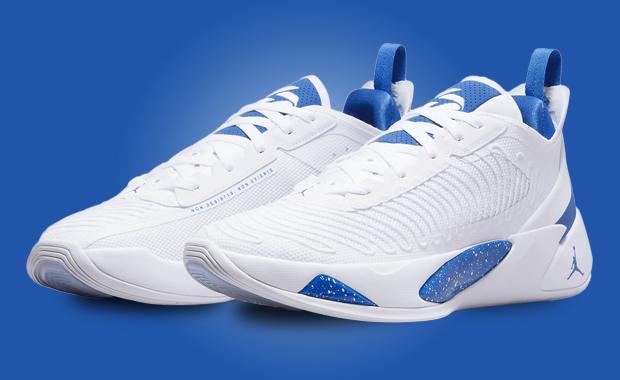 The Dallas Mavericks Inspire The Jordan Luka 1 White Sport Blue