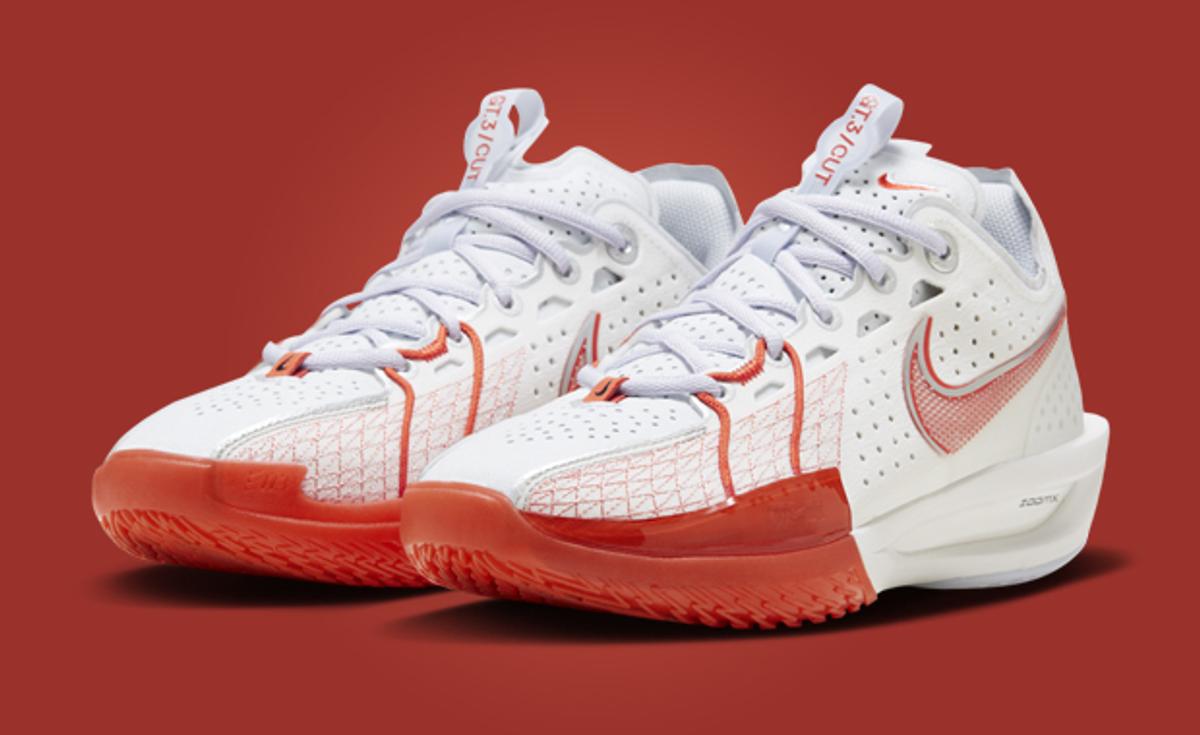 The Nike Air Zoom GT Cut 3 Summit White Picante Red Releases January 2024