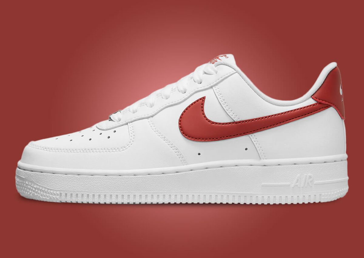 The Women's Nike Air Force 1 Low White Rugged Orange Releases November 2023