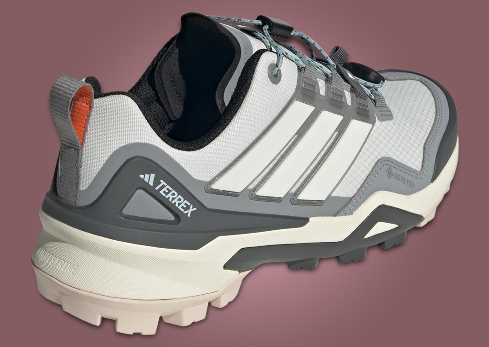 adidas Terrex Skychaser GORE-TEX Off White (W) Heel Angle