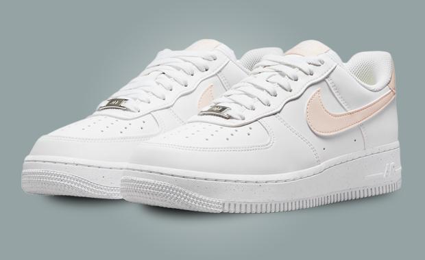 Pale Coral Swooshes Embellish The Nike Air Force 1 Low NN