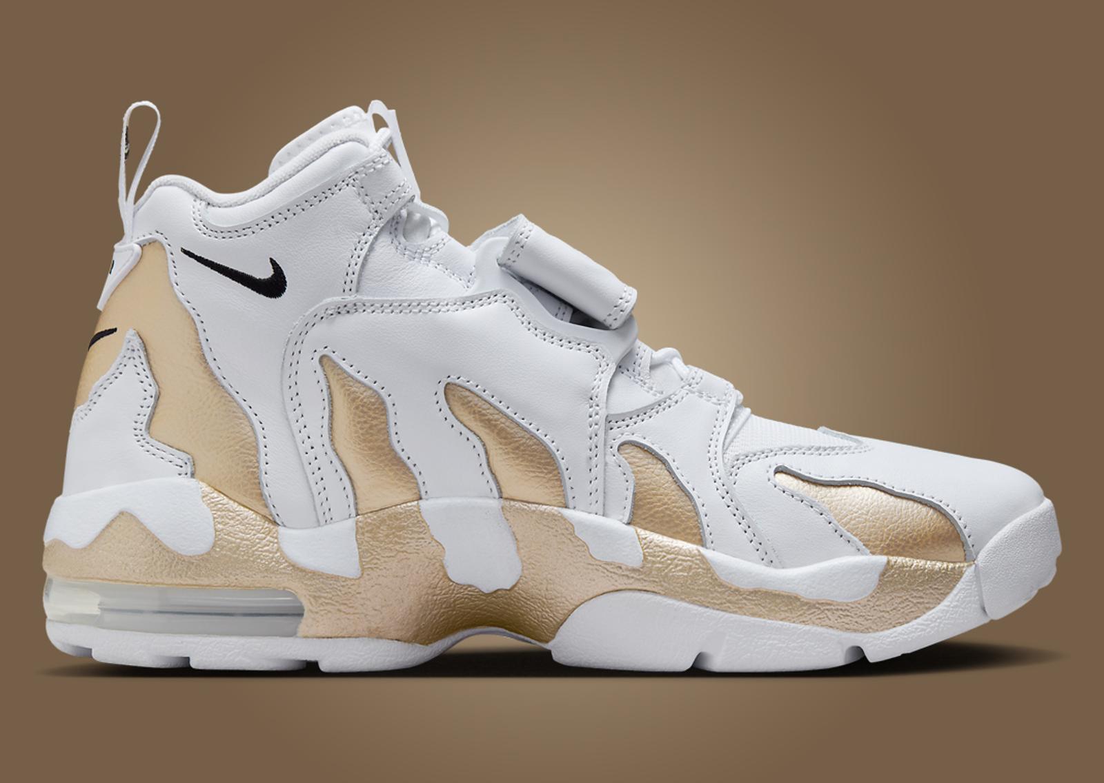 Nike Air DT Max '96 White Vegas Gold Medial