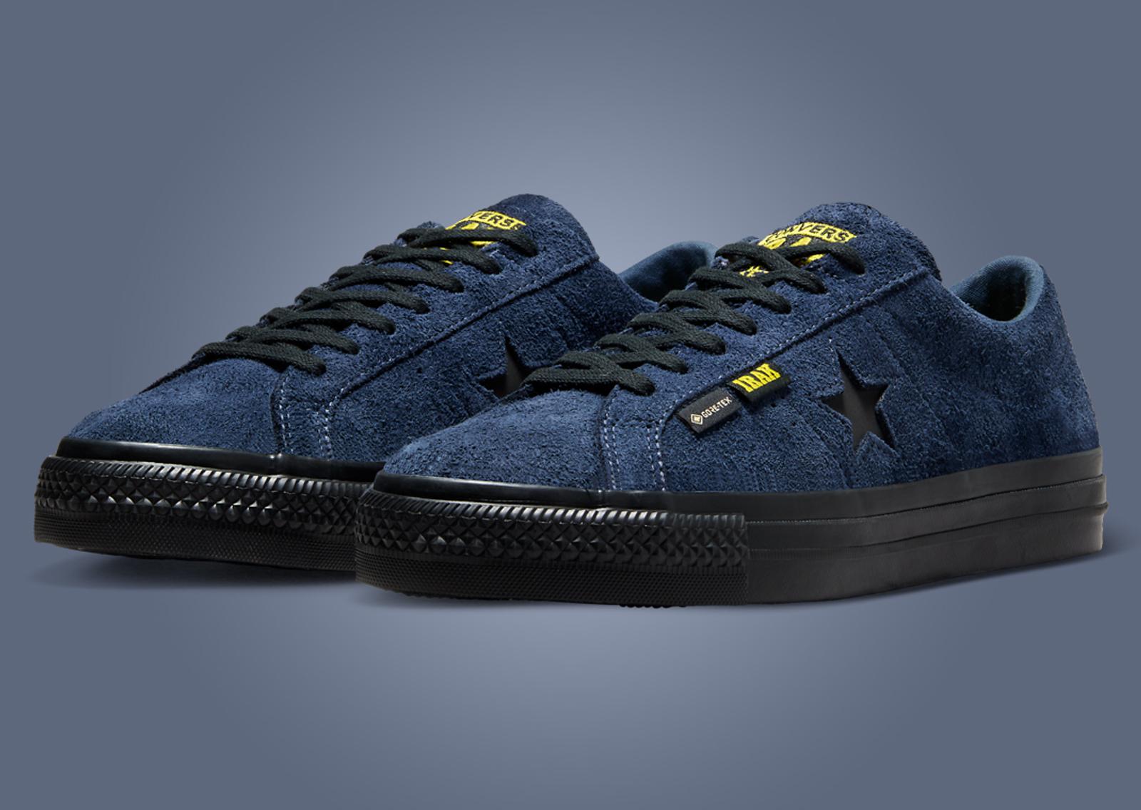 IRAK x Converse One Star Ox GTX Navy Angle