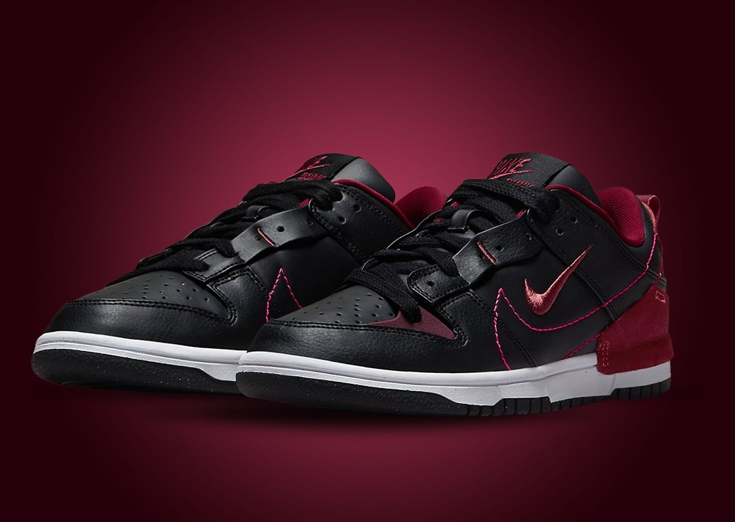Dark Beetroot Accents This Women's Nike Dunk Low Disrupt 2