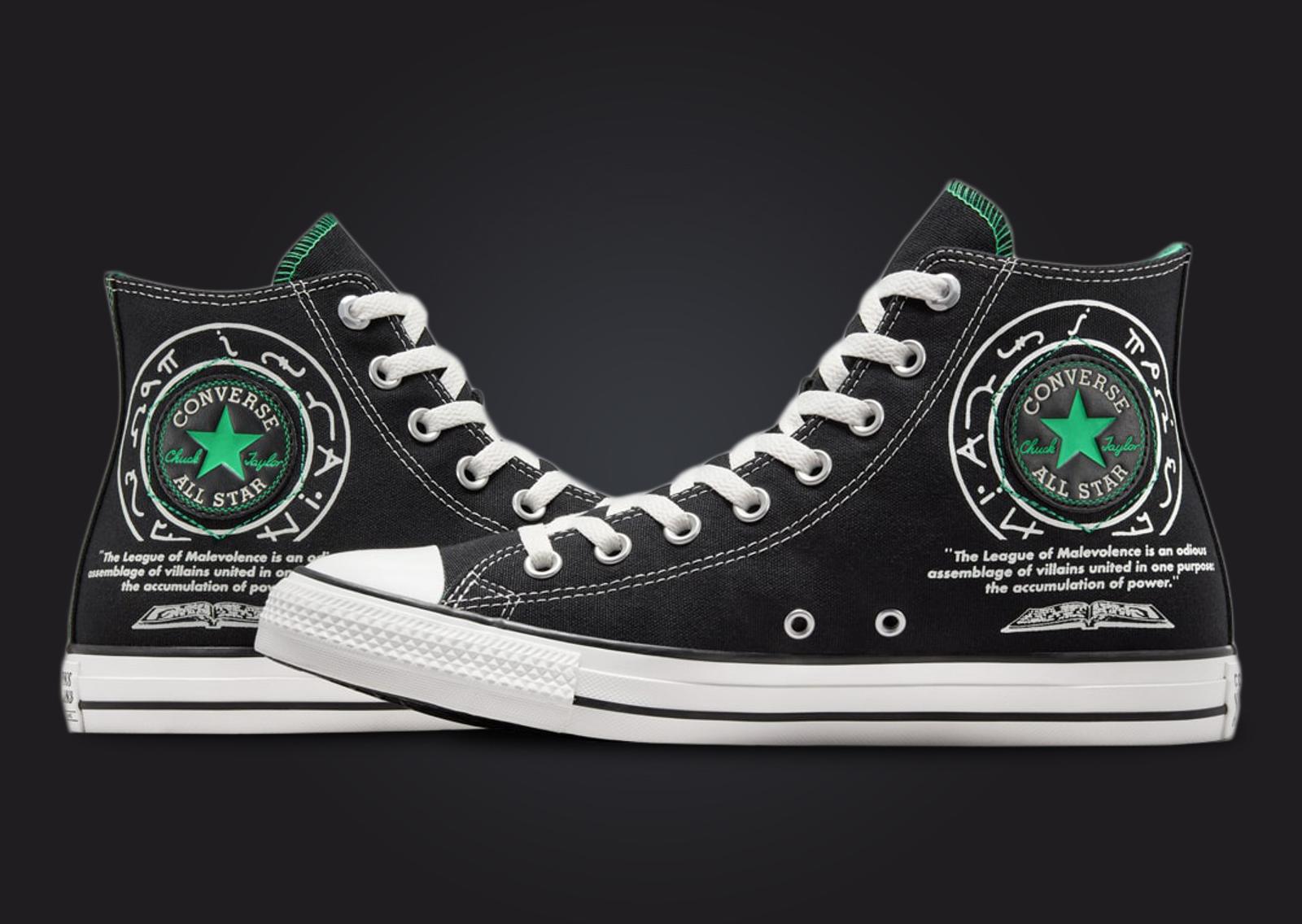 Dungeons & Dragons x Converse Chuck Taylor All Star Black Green Medial