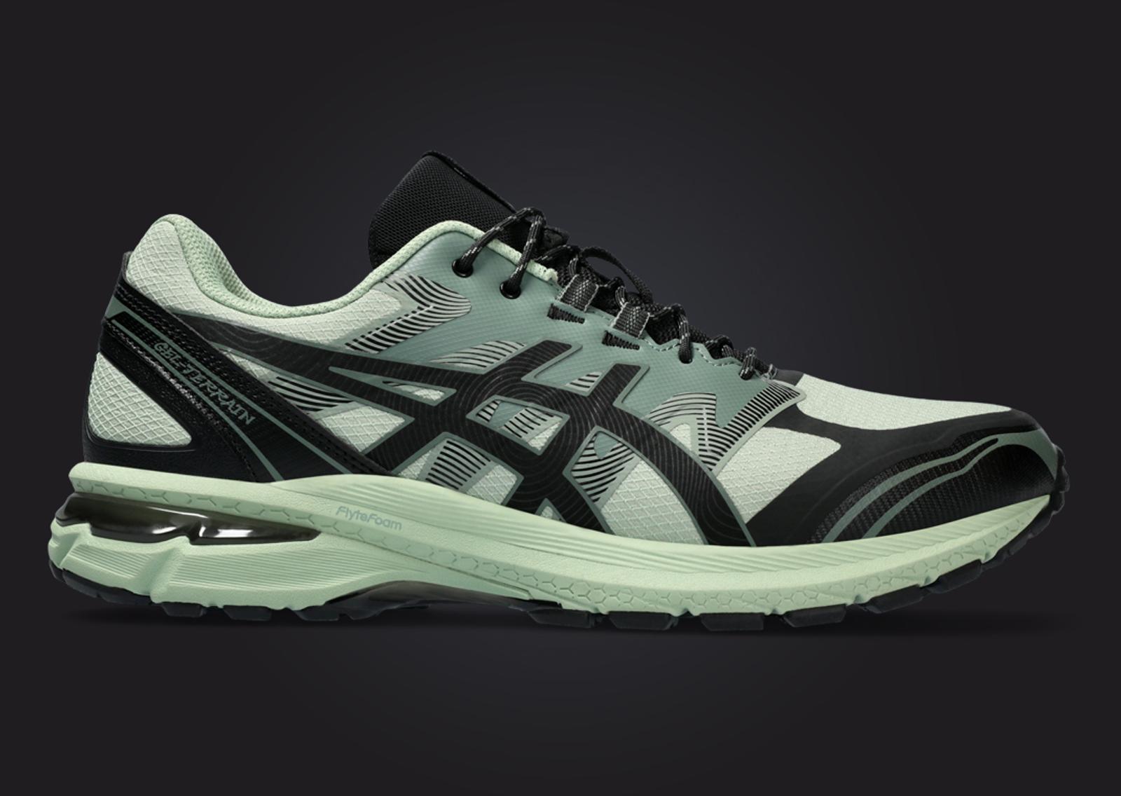 Asics Gel-Terrain Dark Jade Lateral