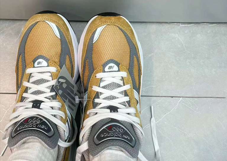 New Balance 990v6 Made in USA Workwear On Foot