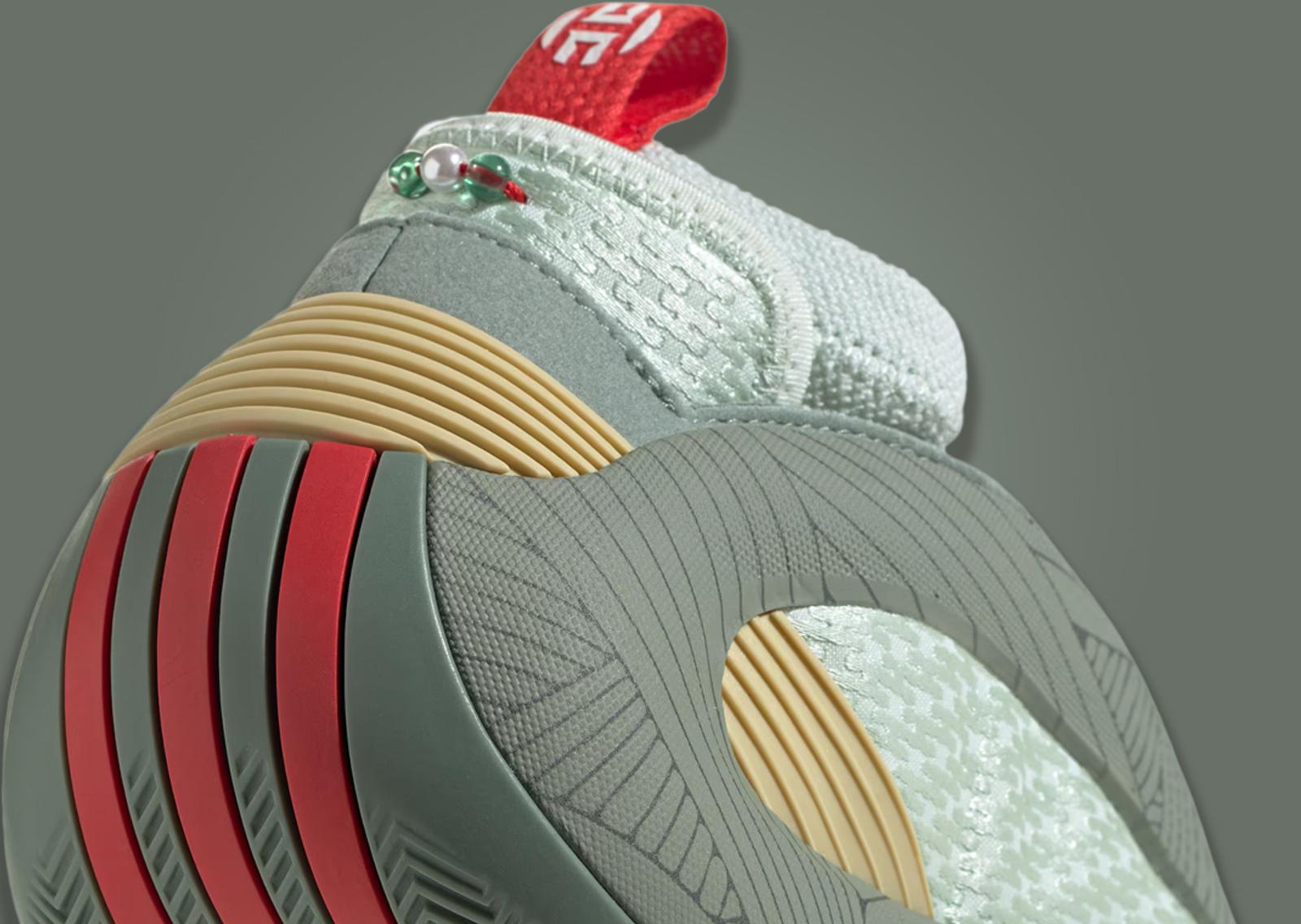 adidas Harden Vol. 8 Dragon Boat Festival Heel Detail