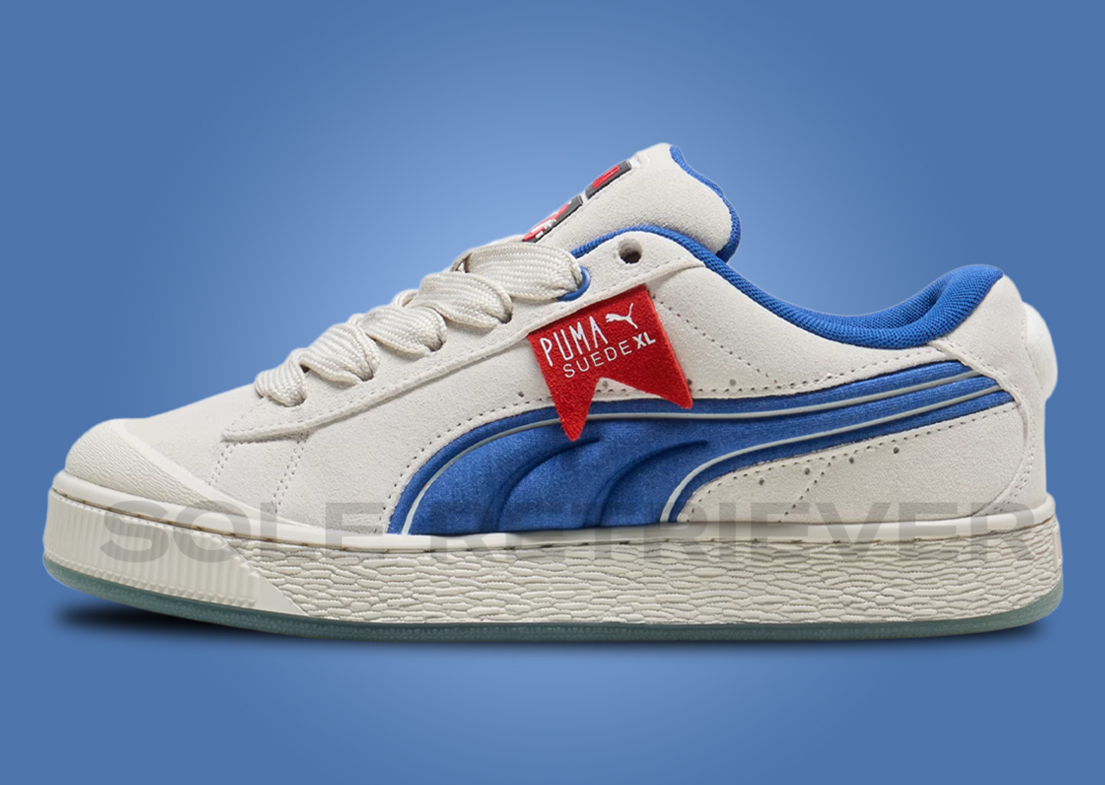 Ghostbusters x Puma Suede XL Stay Puft Lateral