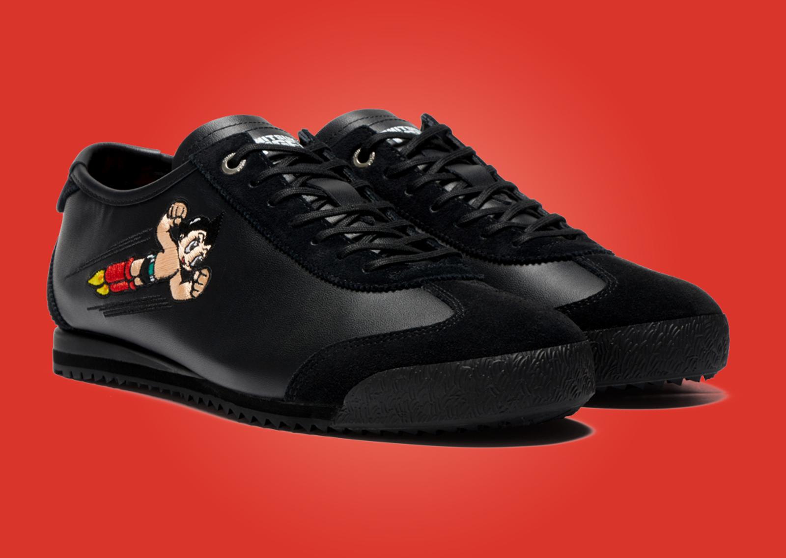 Astro Boy x Onitsuka Tiger Mexico 66 SD Black Angle