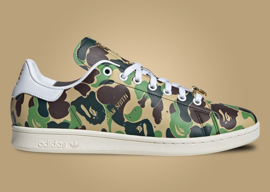adidas Stan Smith BAPE カモフラージュ柄 スニーカー 60088bd5805e0271db780eacdd76ca