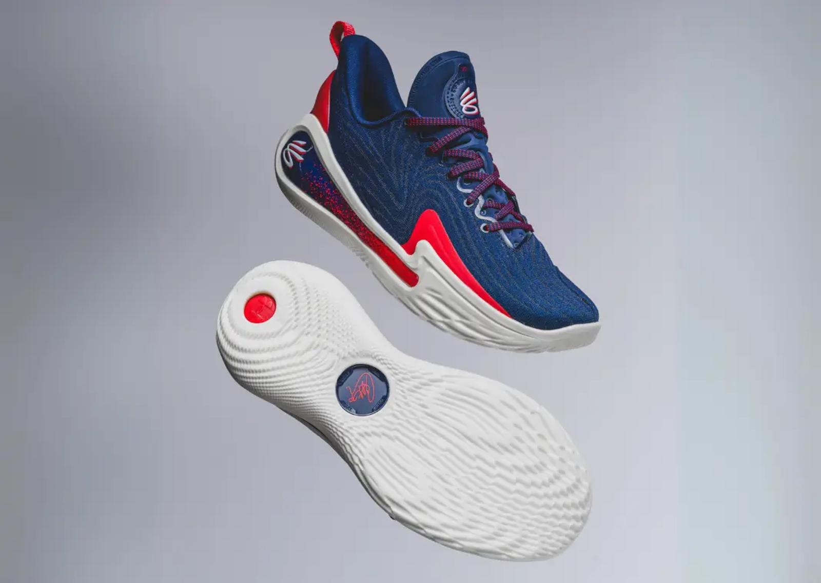 Under Armour Curry 12 Podium Blue Angle & Outsole