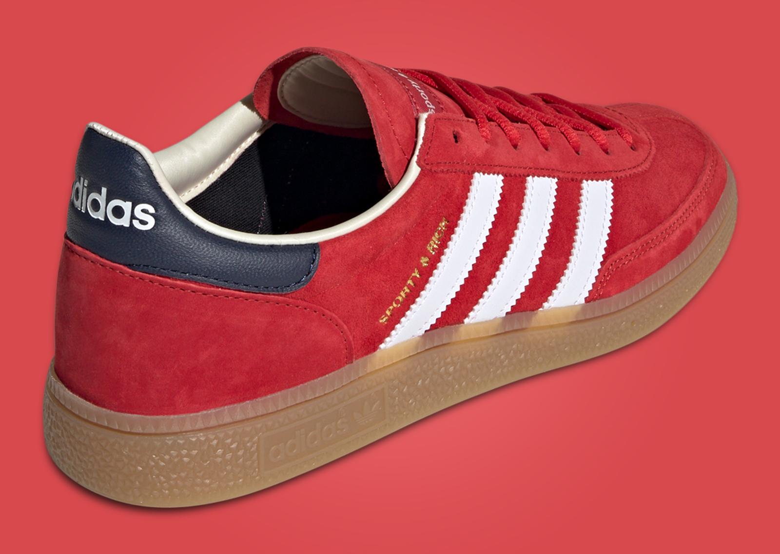 Sporty & Rich x adidas Handball Spezial USA Heel Angle