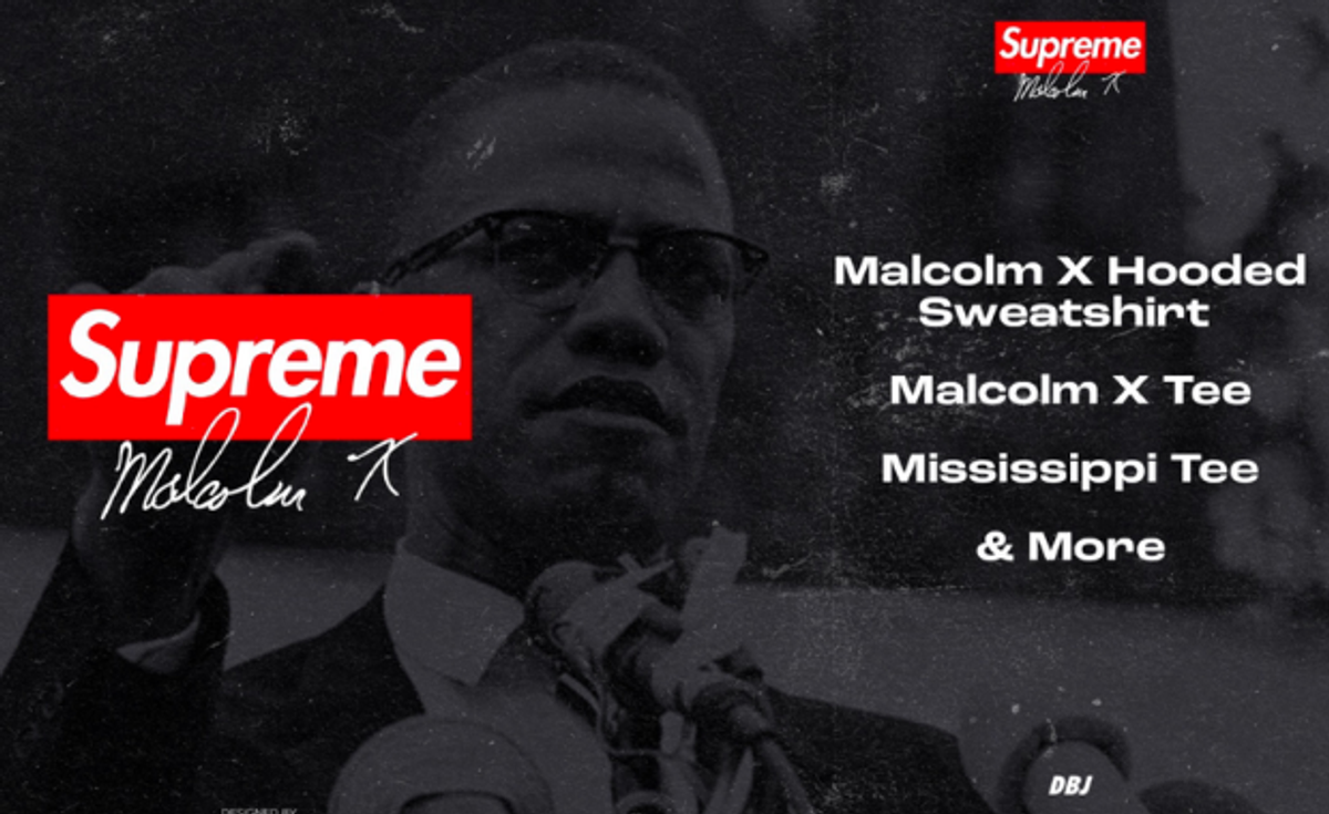 supreme Malcolm X Hooded Sweatshirt SS22-