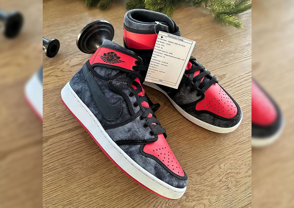 This Air Jordan AJKO 1 High Sample Utilizes Traditional Japanese Sashiko