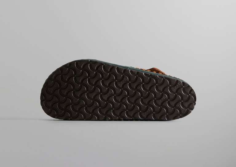 Kith x Birkenstock Braided London Brown Outsole