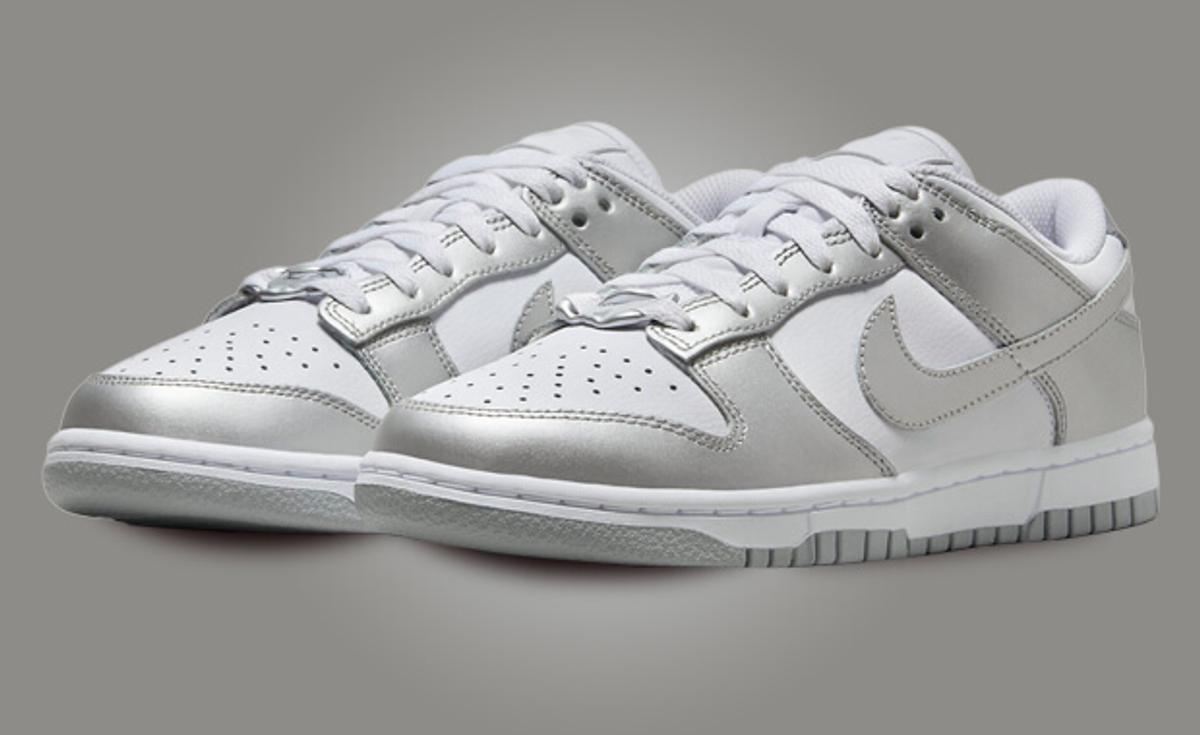 The Women's Exclusive Nike Dunk Low Liquid Metal Silver Releases Holiday 2023
