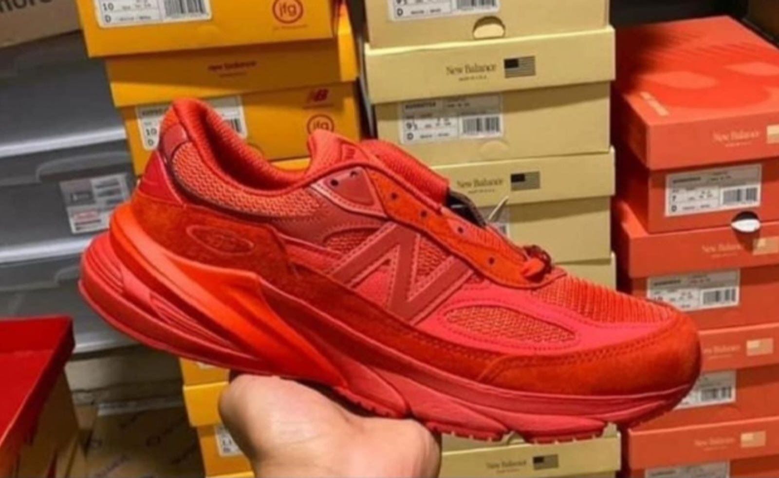The Joe Freshgoods x New Balance 990v6 Made in USA Red Releases August 2024