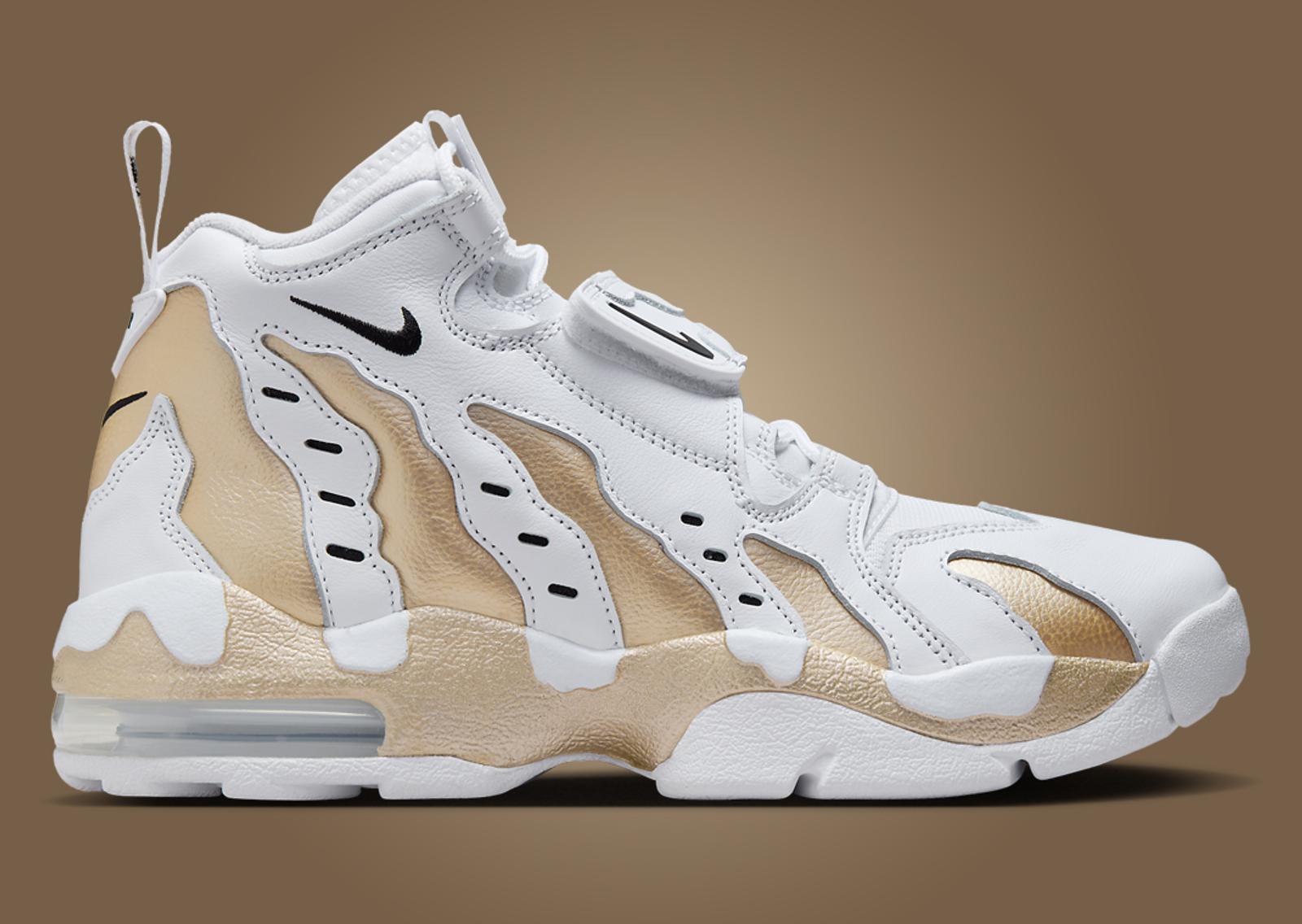 Nike Air DT Max '96 White Vegas Gold Lateral