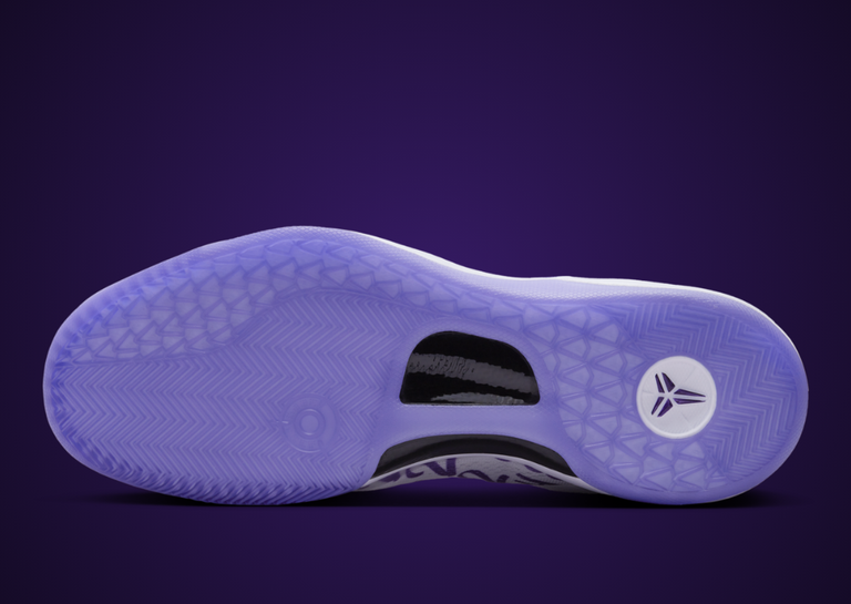 Nike Kobe 8 Protro White Court Purple Outsole