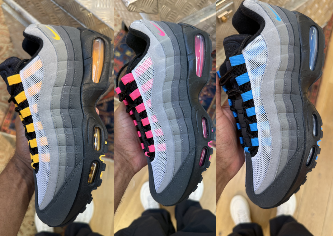 NIKE Air Max 95 グラデーション スニーカー Nike Has Four Pairs of Classic Grey Gradient Air Max 95s with