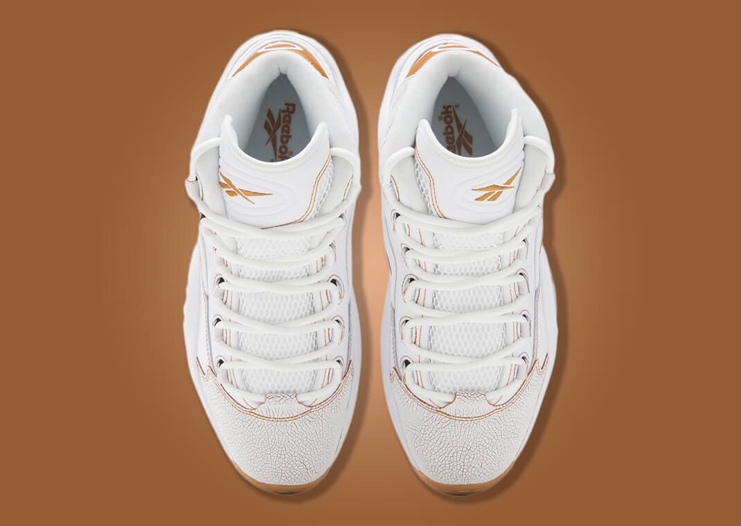 The Reebok Question Mid Tobacco Gets Faux-Aging