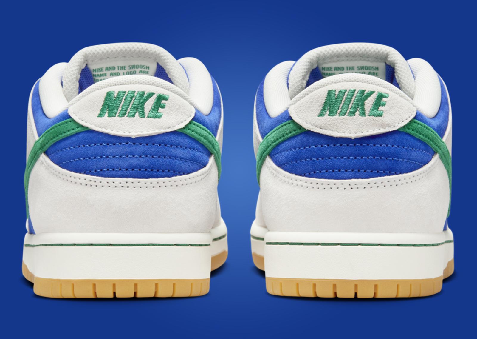 Nike SB Dunk Low Malachite Hyper Royal Heel