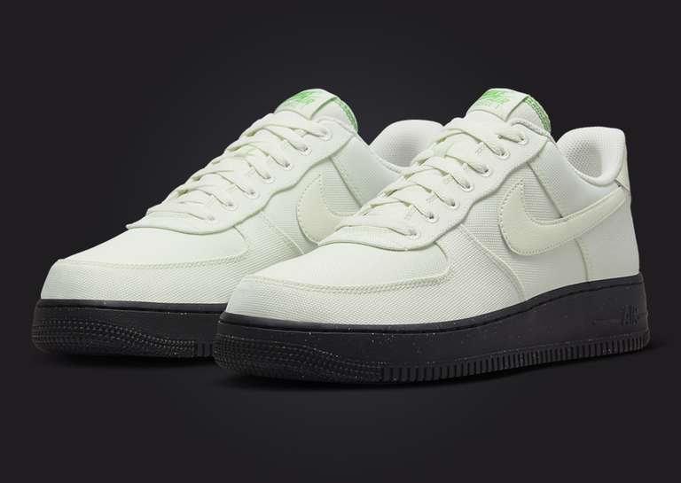 Nike Air Force 1 Low Sustainable Canvas Sea Glass Angle