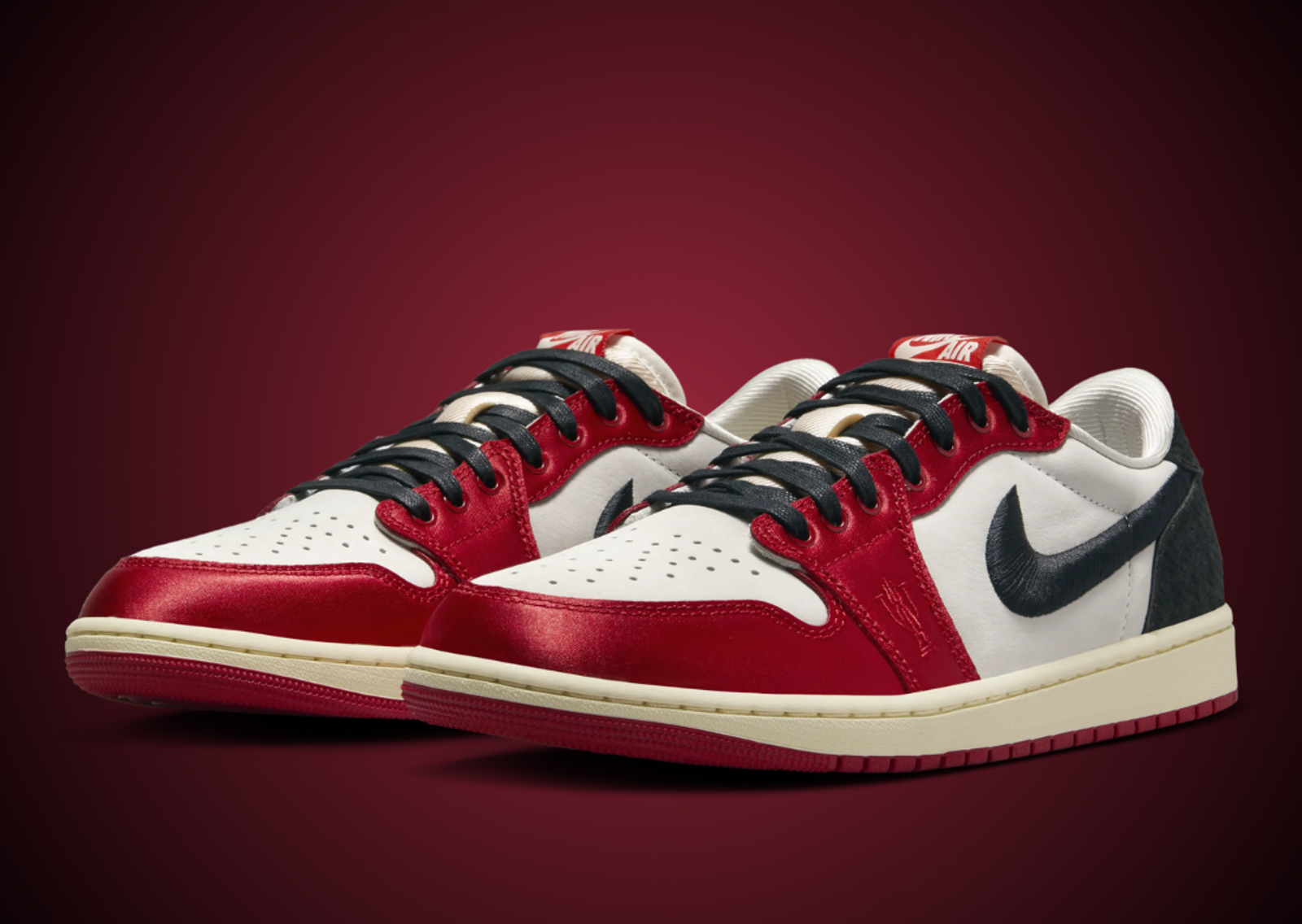 Trophy Room x Air Jordan 1 Retro Low OG SP Away Angle