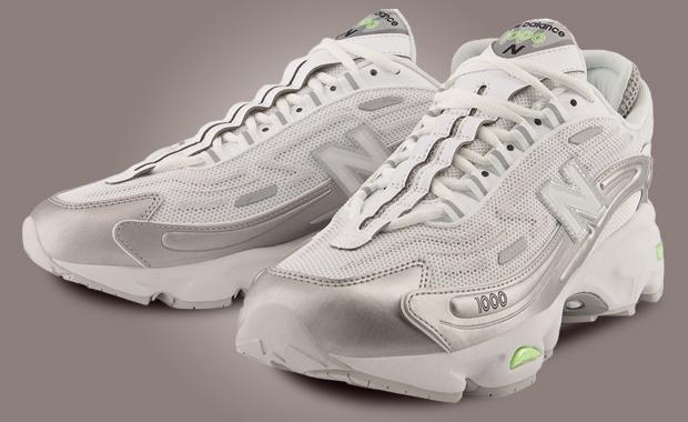 New Balance 1000D Silver Metallic Mint