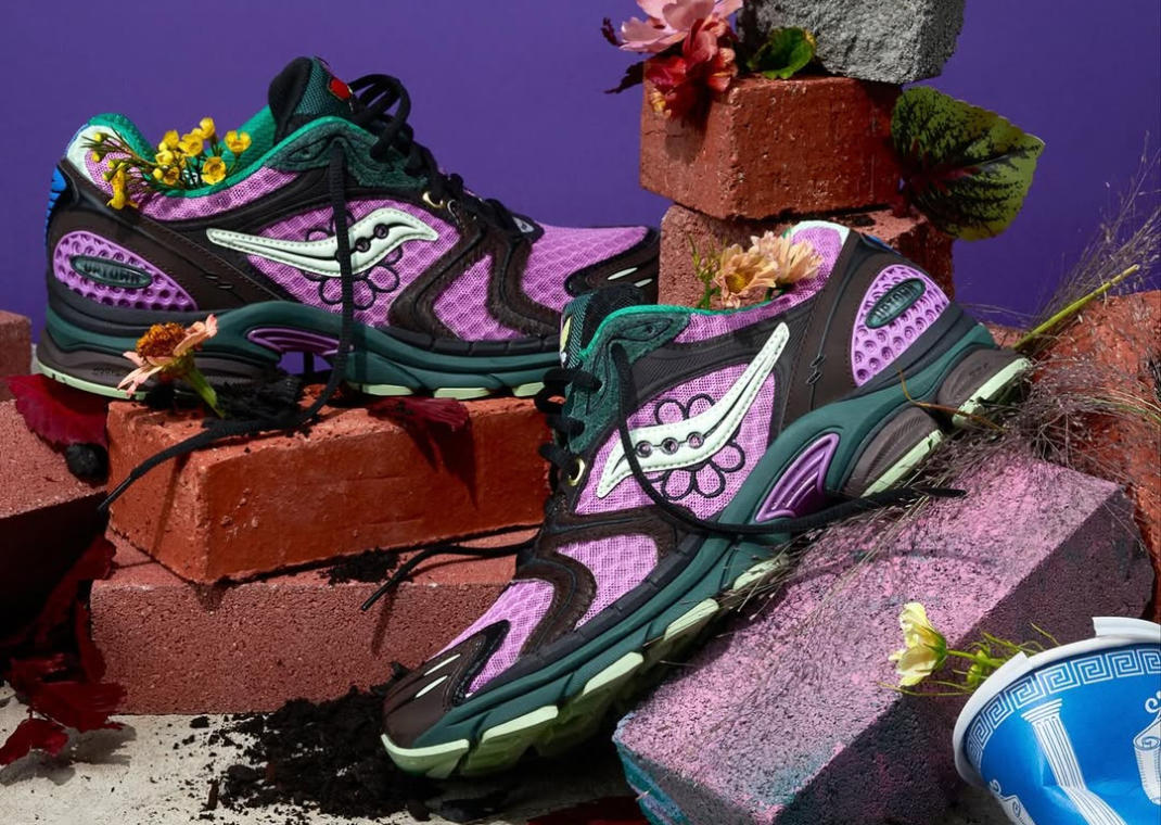 Jae Tips' Saucony ProGrid Triumph 4 Flowers Grow Uptown Collection