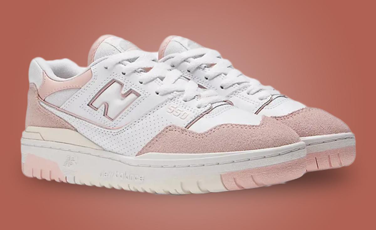 New Balance's 550 Gets Painted In A Pastel Pink Palette
