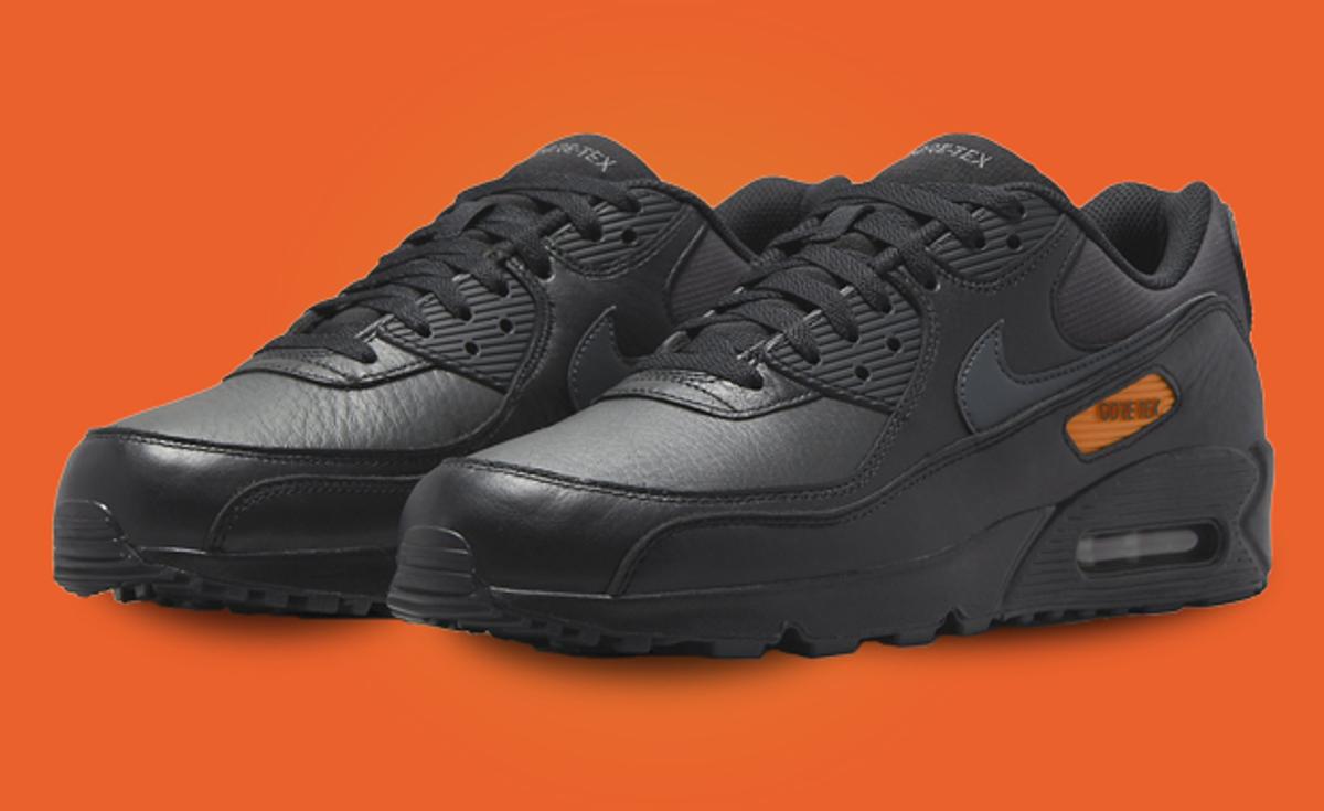 It Doesn't Get Any Stealthier Than The Nike Air Max 90 Gore-Tex Black Off-Noir