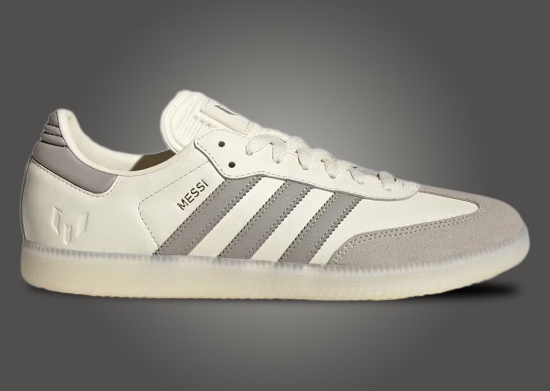 ☆大人気☆adidas Originals MESSI SAMBA Cloud White The Latest adidas Samba Messi Comes in Cream White Light Brown