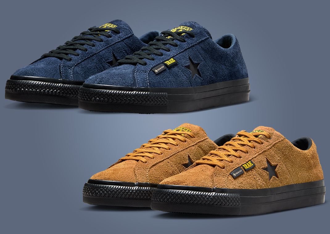 CONVERSE IRAK GORE-TEX スエードスニーカー Converse One Star Pro Ox Gore-Tex IRAK Navy Men's - A13646C - US