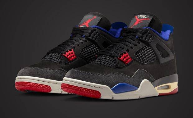 Air Jordan 4 Retro Rare Air Black Deep Royal Blue