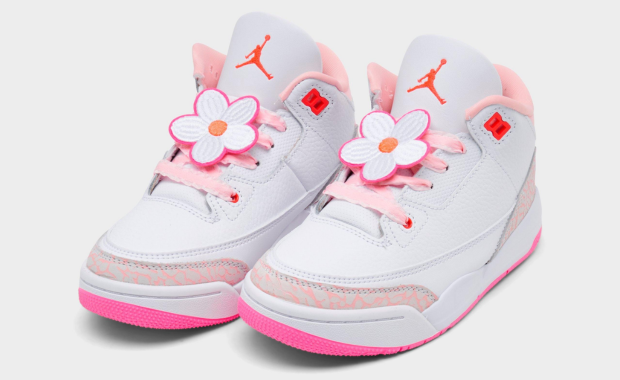nike girl flower shoes