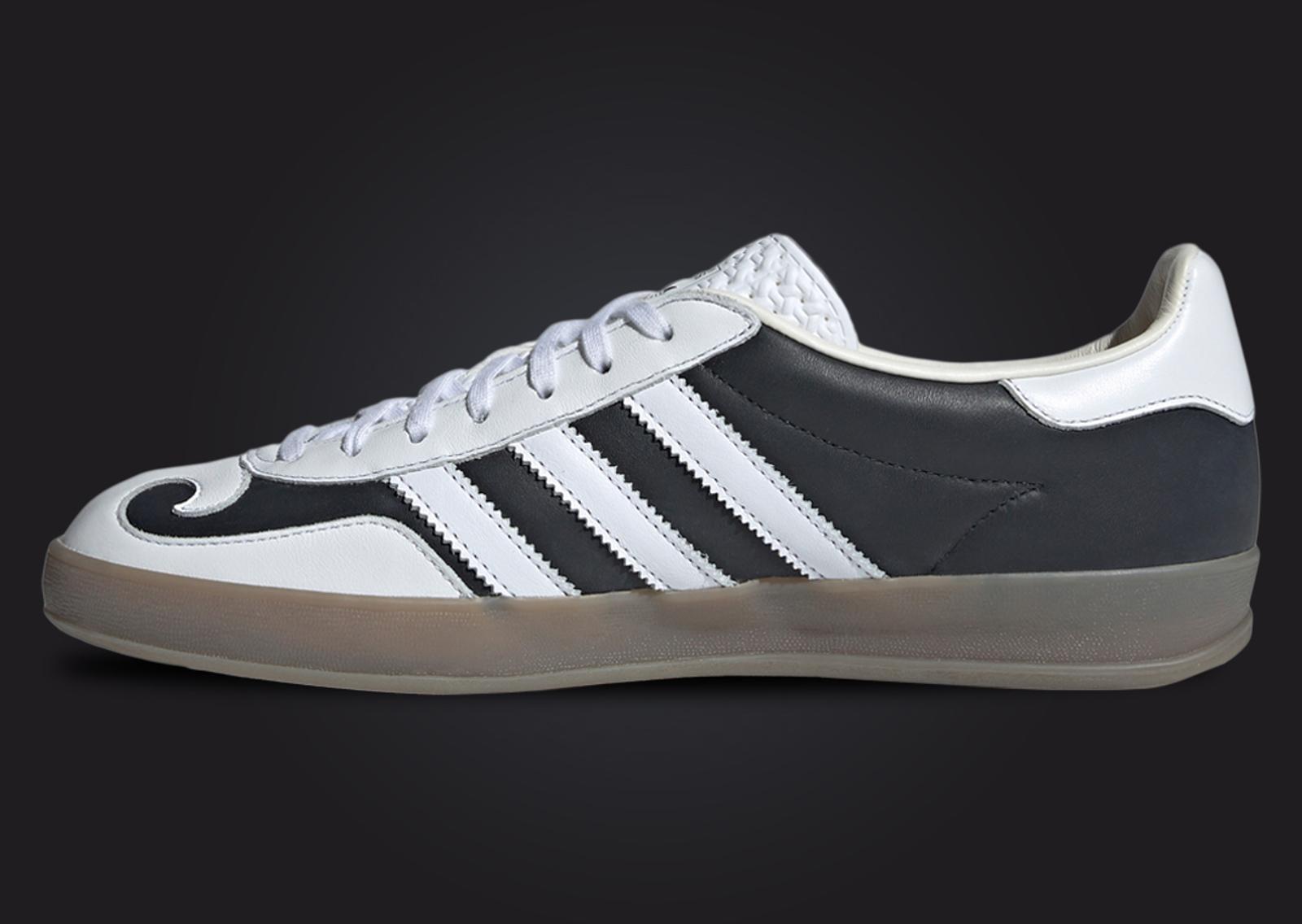 adidas Gazelle Gatsin Black White Medial