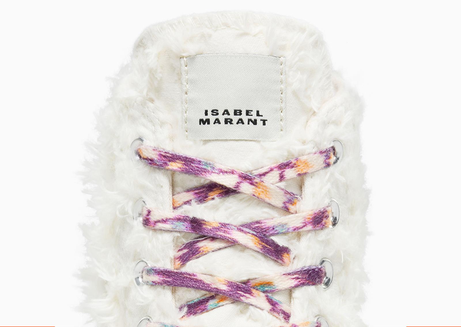 Isabel Marant x Converse Chuck 70 Internal Wedge Vanilla White Tongue Detail