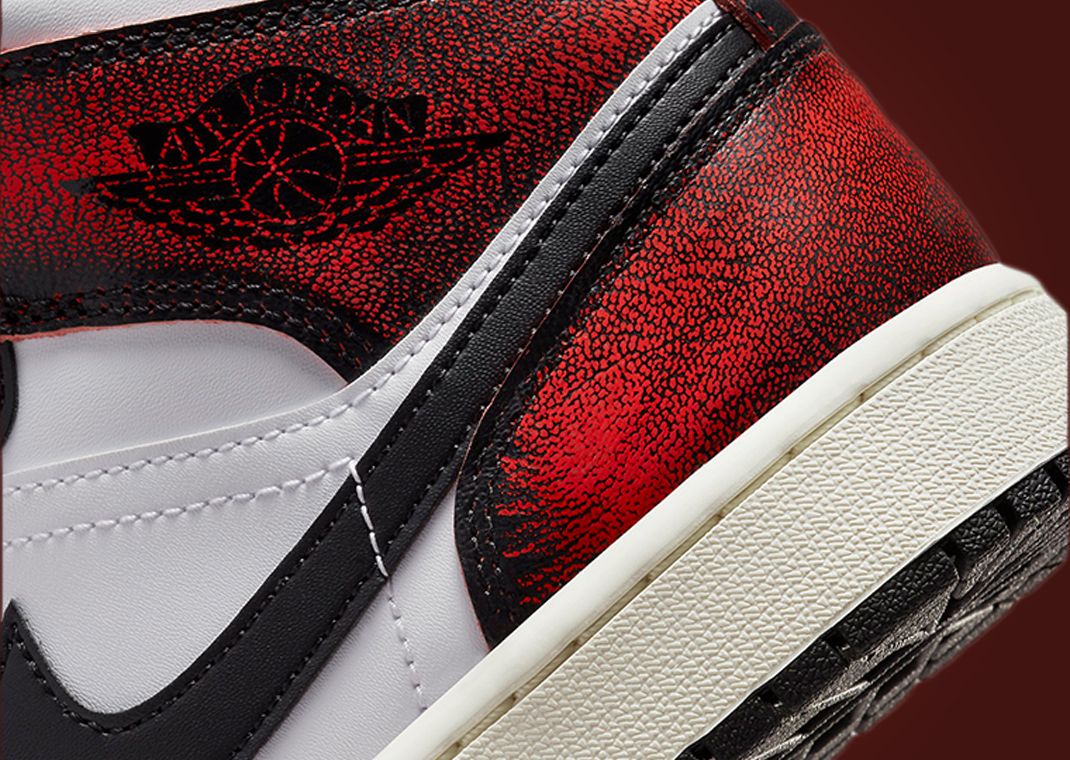 This Air Jordan 1 Mid Features A Wear Away Upper