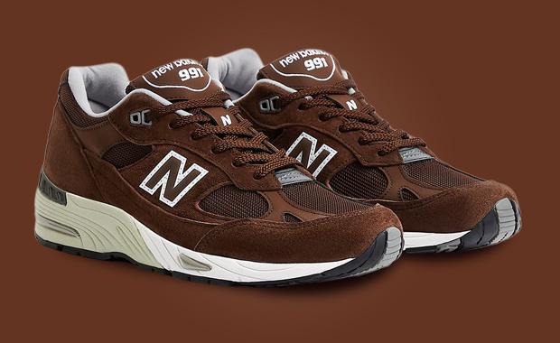 Brown Shades Cover This New Balance 991 Made In UK