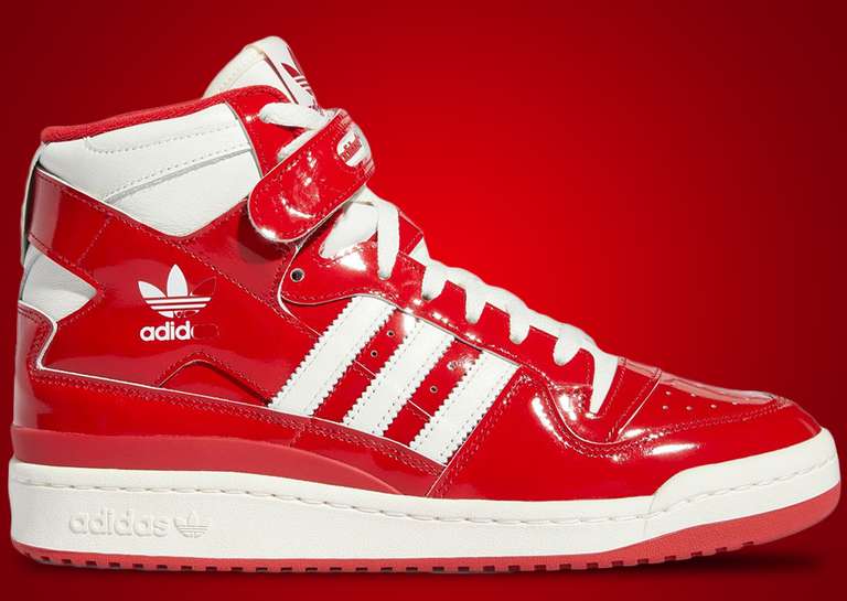 Red Patent Leather Adorns The adidas Forum 84 High