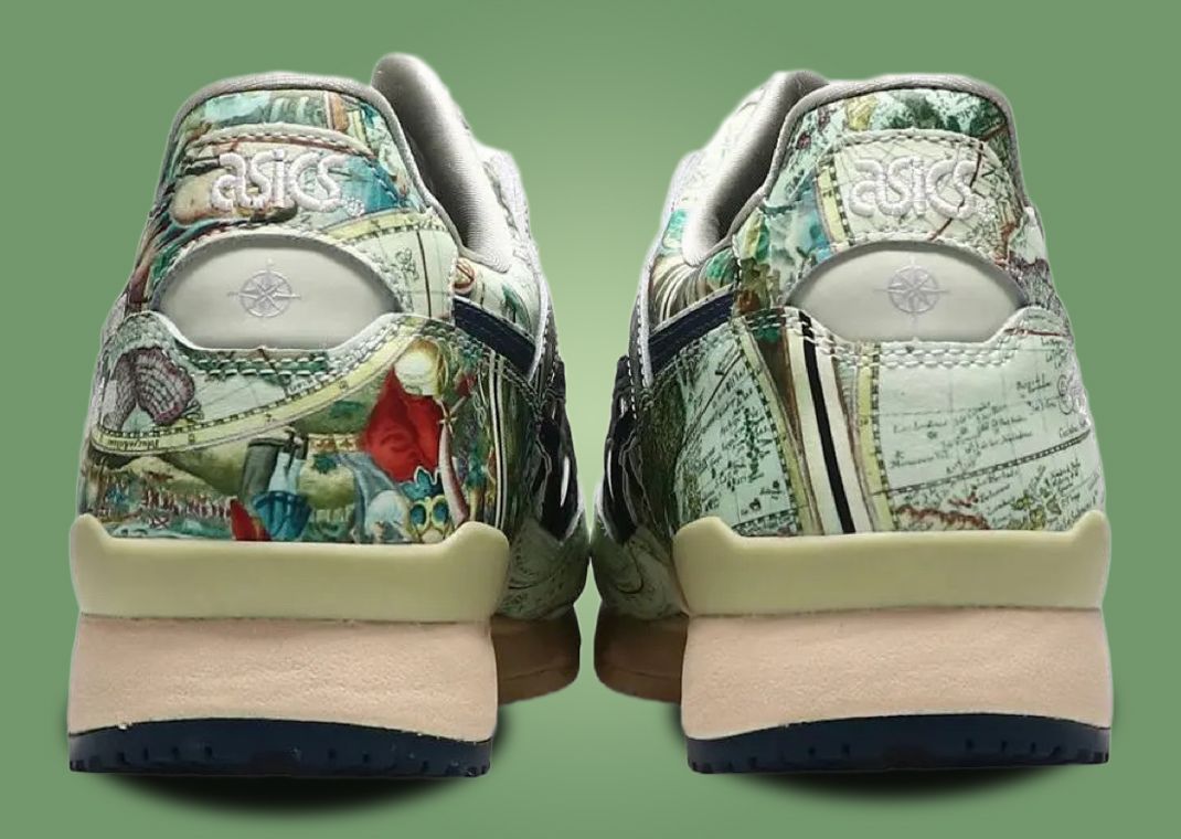 Asics Taps atmos For Another Map-Covered Gel-Lyte III