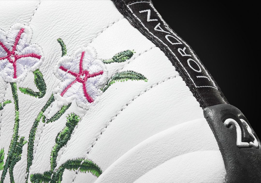 Floral Designs Appear On This Kids Exclusive Air Jordan 12