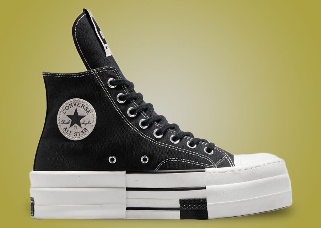 The Rick Owens x Converse DRKSHDW DBL DRKSTAR Pack Releases
